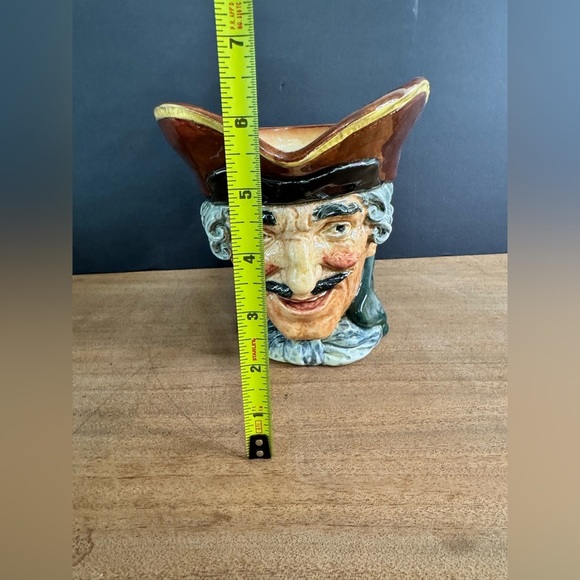 Vintage Large Royal Daulton Toby Jug DICK TURPIN Pitcher Porcelain Character Jug - Picture 5 of 6